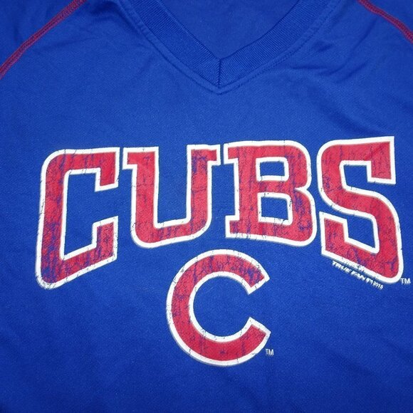 MLB True Fan  Blue Chicago Cubs Jersey Size 2XL - Picture 4 of 5